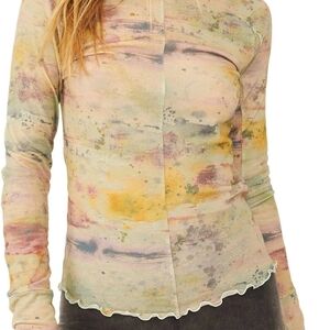 FP Movement by Free People Artistic Pastel Long Sleeve Top